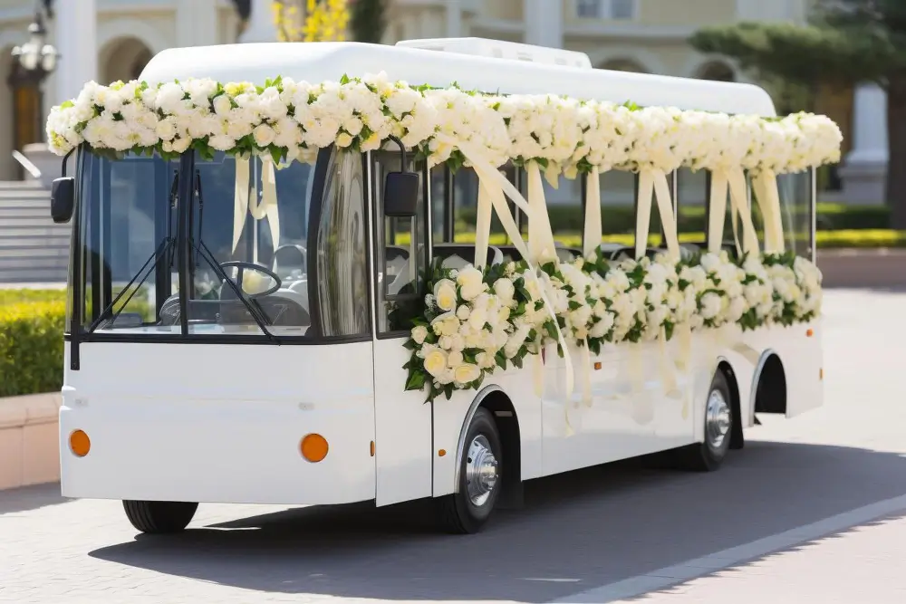 wedding limo bus service