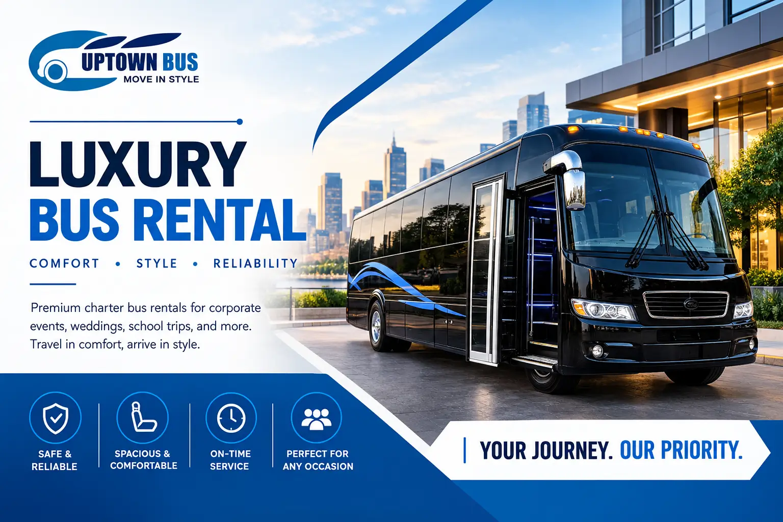 luxury bus rental